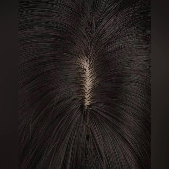 14” Short  Ombre  Black to Brown Natural color Synthetic Wig for Daily U… - Picture 10 of 12